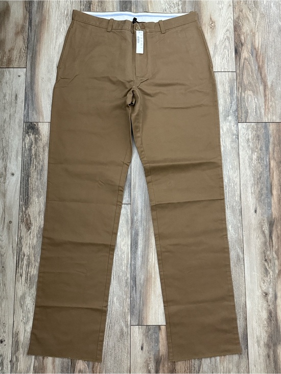 J. Crew Other - J. Crew Essential Brown Straight-Leg Chinos 100% Cotton